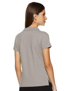 Camiseta ajustada de uniforme deportivo con diseño de logotipo bordado de marca personalizada, camiseta informal transpirable de algodón 100% para mujer, polos - Product Image 5