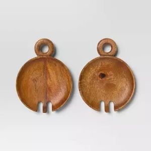 Handcrafted wooden floral serving tray vintage style wooden platter rustic breakfast <b>tea</b> coffee snack server with handles - Product Image 3