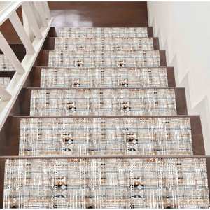 Alfombra con Estampado Boho: Tonos Suaves, Diseño Moderno, Regalo para Ella, Alfombra de Entrada - Product Image 4