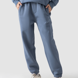 Chándales de mujer de gran tamaño con logotipo personalizado y hombros caídos sueltos superventas para mujer con pantalón informal con servicio OEM - Product Image 5