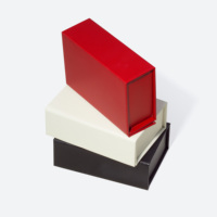 Boîte cadeau magnétique pliable taille XXS avec couvercle, emballage en papier recyclable de luxe pour petits cadeaux et entreprises
