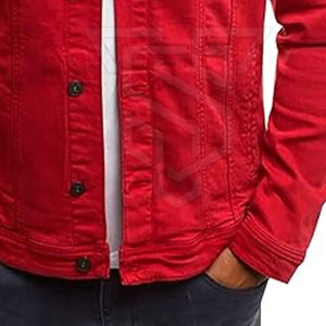 Veste en jean à col montant de style High Street pour hommes, meilleure qualité, vente en gros à bas prix pour la saison d'hiver - Product Image 4