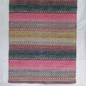 Luxurious Hand Woven Cotton Rug <b>Runners</b> Soft and Stylish Oriental Home Decor Direct Factory Price <b>Washable</b> - Product Image 1