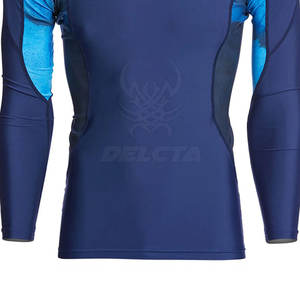 Meilleures ventes Rash Guard pour hommes Spandex Polyester Made Men's Workout Breathable Rash Guard à vendre - Product Image 3