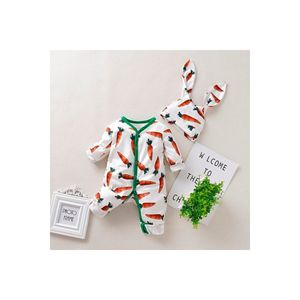 Set tutina con cappello a carota dolce Unisex