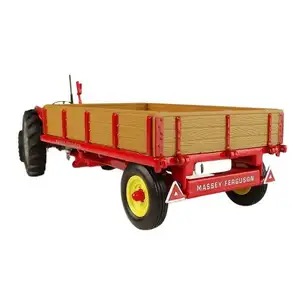Sıcak satış 4 tekerlekli 8 Ton devirmeli römork traktör/hidrolik damperli 8 tonluk römork ile bağlı kullanılan çiftlik için