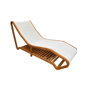 Chaise longue en bois Chaise longue moderne Chaise longue extérieure pour la fabrication extérieure et piscine en Indonésie - Product Image 4