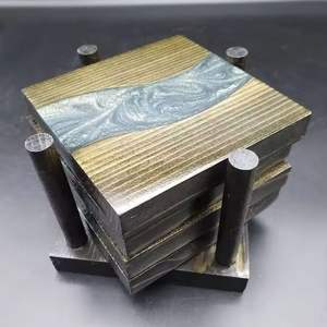 Sous-verres en résine époxy et bois de qualité supérieure - Product Image 6