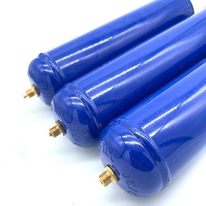 Alizee Gaz pour chargeurs de crème 0.95L 640g Acier au carbone Alliage d'aluminium Étanche de qualité alimentaire Raccord universel 6 pièces Pack - Product Image 2