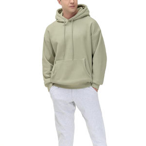 Sweat à capuche pour homme avec logo personnalisé en gros, 100% coton, tissu en molleton français, pour la vente d'hiver - Product Image 6