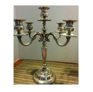 Ornate Metal <b>Candelabra</b> with Artistic Curves Designed for Luxurious Home Decor Wedding Tables and Candle Displays - Product Image 6
