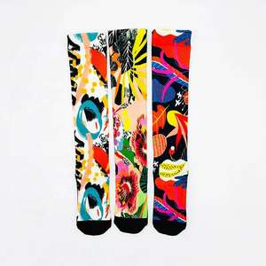 Calcetines Deportivos de Compresión para Correr, Impresión Digital Personalizada, Sublimación 360, Mezcla de Algodón, Secado Rápido - Product Image 5