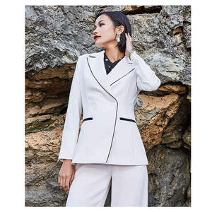 Pantalones Formales de Oficina para Mujer, Estilo Casual, con Decoración de Botones - Product Image 1