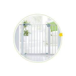 Puerta DE SEGURIDAD DE METAL duradera ajustable, puerta de seguridad para bebés, fácil instalación, Monodi, negro, blanco, bebés, niños pequeños, 2M, opciones - Product Image 3