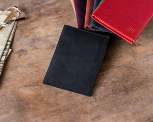 Cartera de viaje portátil con soporte para pasaporte sólido personalizado de fábrica con ranuras para tarjetas y protección RFID EN EL PTH-0095B - Product Image 4