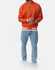 Event-Ready Satin Varsity Jacket OEM Bomber personalizado Estilo de béisbol con logotipo personalizado para pedidos grupales Varsity Jacket - Product Image 5