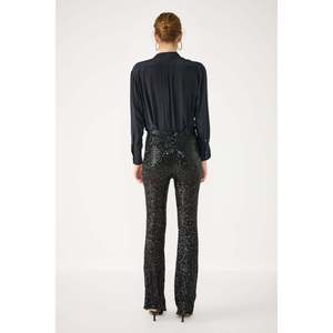 <b>Sequined</b> Stretch Fabric <b>Pants</b> - Product Image 2