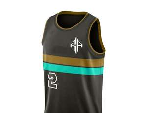 Nuevas camisetas de baloncesto de sublimación para hombres al por mayor 100% poliéster Premium logotipo personalizado de alta calidad de ATLANTIC - Product Image 5