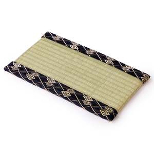 เสื่อทาทามิขนาดเล็ก ทำจากหญ้าอิกุสะแท้ - สีดำ - Product Image 1