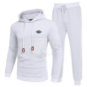 Survêtements pour hommes décontractés à capuche d'hiver personnalisés de haute qualité, 100% coton, écologiques, vêtements de sport tendance en stock - Product Image 1