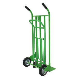 Brouettes en caoutchouc massif, capacité de charge 200 kg, chariot en acier transformable, cadre pliable à quatre roues pour outils industriels, personnalisable OEM - Product Image 2