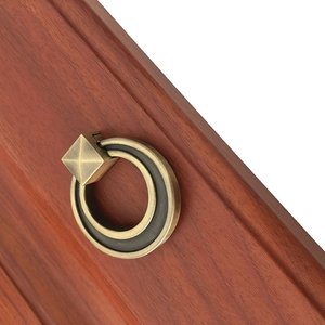 Antique Bronze Ring Knobs Drawer Cabinet for Home Dresser Door Cabinet Furniture Decorative <b>Kitchen</b> Wardrobe Handle Knobs 2023 - Product Image 3