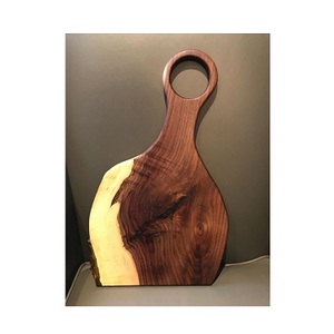Vente en gros de planche à découper en bois de teck avec logo personnalisé lumière foncée en vrac petite planche à découper en bois d'acacia hêtre noyer olive chêne - Product Image 1