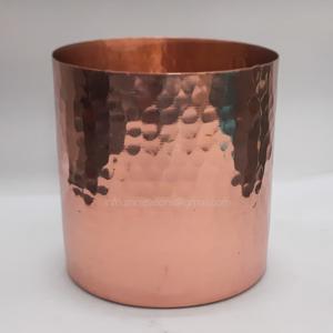 โหลใส่เทียนเปล่าสีโรสโกลด์16ออนซ์ทำจากทองแดงที่ทันสมัยหรูหราสำหรับตกแต่งบ้านและทำเทียน - Product Image 3