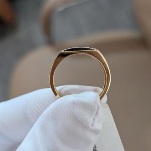 Bague de fiançailles ronde pour homme en diamant de laboratoire 0.80tcw, couleur EF, bague en diamant avec certificat VS Clarity-IGI pour homme - Product Image 3