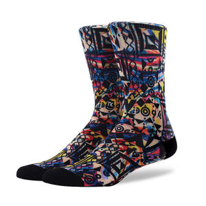 Calcetines lisos impresos en 3D con sublimación y logotipo personalizado, calcetines lisos con impresión digital, Diseña tu propio calcetín para hombres - Product Image 1