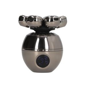 Recortadora Eléctrica Rotativa para Hombre, de Acero Inoxidable, con Cinco Cuchillas Triples, Resistente al Agua, Lavable, para Cara y Cuerpo, Afeitadora de Repuesto para Uso en Autocaravanas - Product Image 1