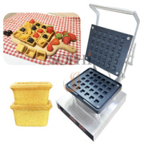 Moule personnalisé à usage commercial, fabricant de coquilles à tartelettes carrées, mini-machine à tartelettes pour les petites entreprises