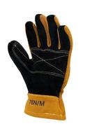 Guantes de Bombero Estructurales de Cuero Dividido Certificados, 8MIL de Grosor, 10 Pulgadas, Resistentes a Desgarros, Antiestáticos, Sin Silicona, de Seguridad