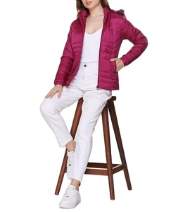 Servicio OEM al por Mayor, Chaqueta Acolchada Unisex Personalizada, Informal, Cortavientos, para Invierno, con Cuello Alto, Ecológica, de Alta Calidad - Product Image 2