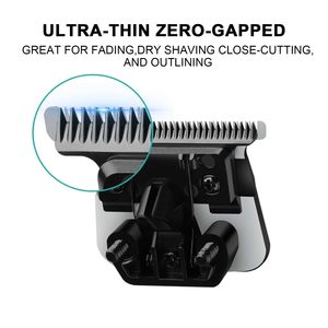 Lame de rechange en alliage de titane 2.0 DLC pour tondeuses à cheveux, compatible avec les tondeuses de barbier et la batterie 2500 mAh, couleur noire - Product Image 2