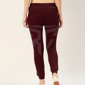 Hot Selling Women's XL Regular Fit Winter <b>Trousers</b> Premium Quality Cotton Polyester Breathable Pleated Front <b>Drawstring</b> Closure - Product Image 4