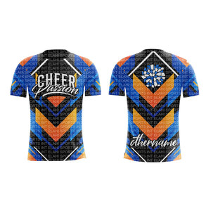 WHOLESALE KIDS CHEER LEADER COSTUME GIRLS <b>CHEERLEADING</b> DANCE OUTFITS CUSTOM WARM UP UNIFORM YOUTH TEAMWEAR CLUB - Product Image 4