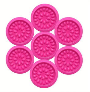 Vente en gros DRAGONLASH Colle à cils professionnelle de haute qualité, fleur rose colorée, colle à cils en plastique, porte-plat, tampons de palette - Product Image 4