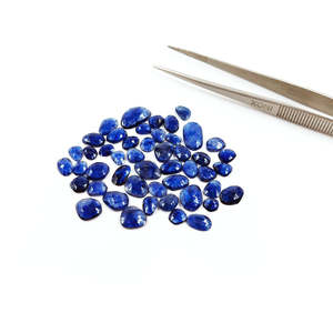 Zafiro Azul Natural de Bangkok, Calibrado, Facetado Plano, Tamaños Variados, Piedra Suelta, Azul Real, Corte Ovalado Cojín, Gema Tratada Térmicamente - Product Image 1
