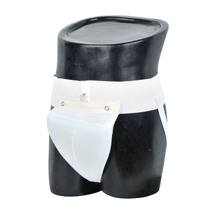 Protector Inguinal de Lucha Libre para Hombre, Color Blanco, con Cintura Elástica, Talla 28, Ajuste Regular, Poliéster Elástico, Ropa Deportiva - Product Image 1