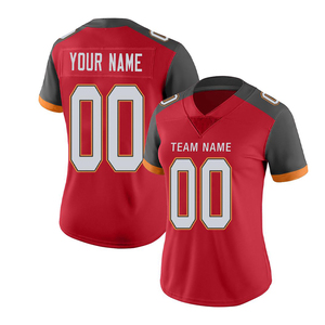 เสื้อฟุตบอลอเมริกันขายดีที่สุด แขนสั้น ไซส์ใหญ่ ระบายอากาศได้ดี บริการ OEM ราคาถูก ชุดยูนิฟอร์ม - Product Image 2