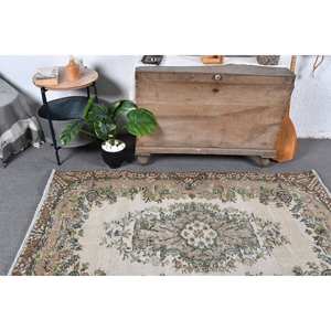 พรมยางลาเท็กซ์ขนแกะสไตล์วินเทจ39x64ฟุตสีน้ำตาลคลาสสิกงานเย็บปะต่อกันสำหรับวัยรุ่นพรมปูพื้นทรงสี่เหลี่ยมผืนผ้า - Product Image 2