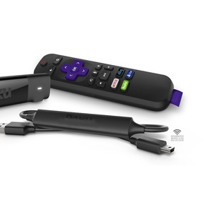 Assuré Original Rokus Streaming Stick Plus-Lecteur multimédia HD Streaming pour TV avec télécommande vocale - Product Image 1