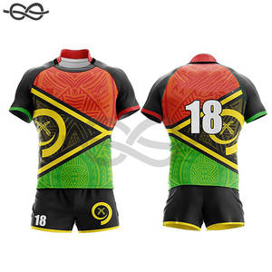 Bajo MOQ Último diseño Uniforme de rugby transpirable Ropa deportiva al aire libre Uniforme de rugby - Product Image 2