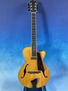 <span class=keywords><strong>Guitare</strong></span> jazz, table en épicéa, corps creux, finition brillante, touche en ébène, professionnelle, Yunzhi YZA25, prix réduit - Product Image 2