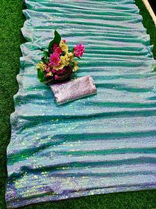 Diseñador indio de Bollywood Saree Export Georgette Sequence Work Saree Exclusive FAncy Última calidad premium Saree Sari Trendy - Product Image 5