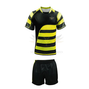 เครื่องแบบรักบี้สำหรับผู้ใหญ่เครื่องแบบรักบี้ครึ่งแขนออกแบบโลโก้ของคุณเอง - Product Image 2