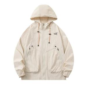 New Style Waterproof Hooded Coaches Jacket Custom Wholesale Super Wholesale Lightweight <b>Wind</b> <b>Breaker</b> Jackets in Packable Design - Product Image 5