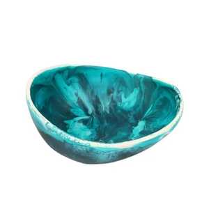 Tazón grande de resina para escarabajo, tazón tallado de cerámica, juego de cuencos desechables ecológicos para servir, regalo de negocios de estilo americano para el hogar - Product Image 1