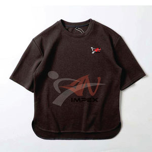 Wholesale Custom High Quality Plain White 100% Cotton T <b>Shirt</b> Heavy Weight Oversized Luxury Tshirt for <b>Men</b> - Product Image 3